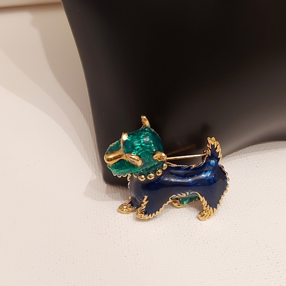 Vintage scottie dog pin - Picture 4 of 8